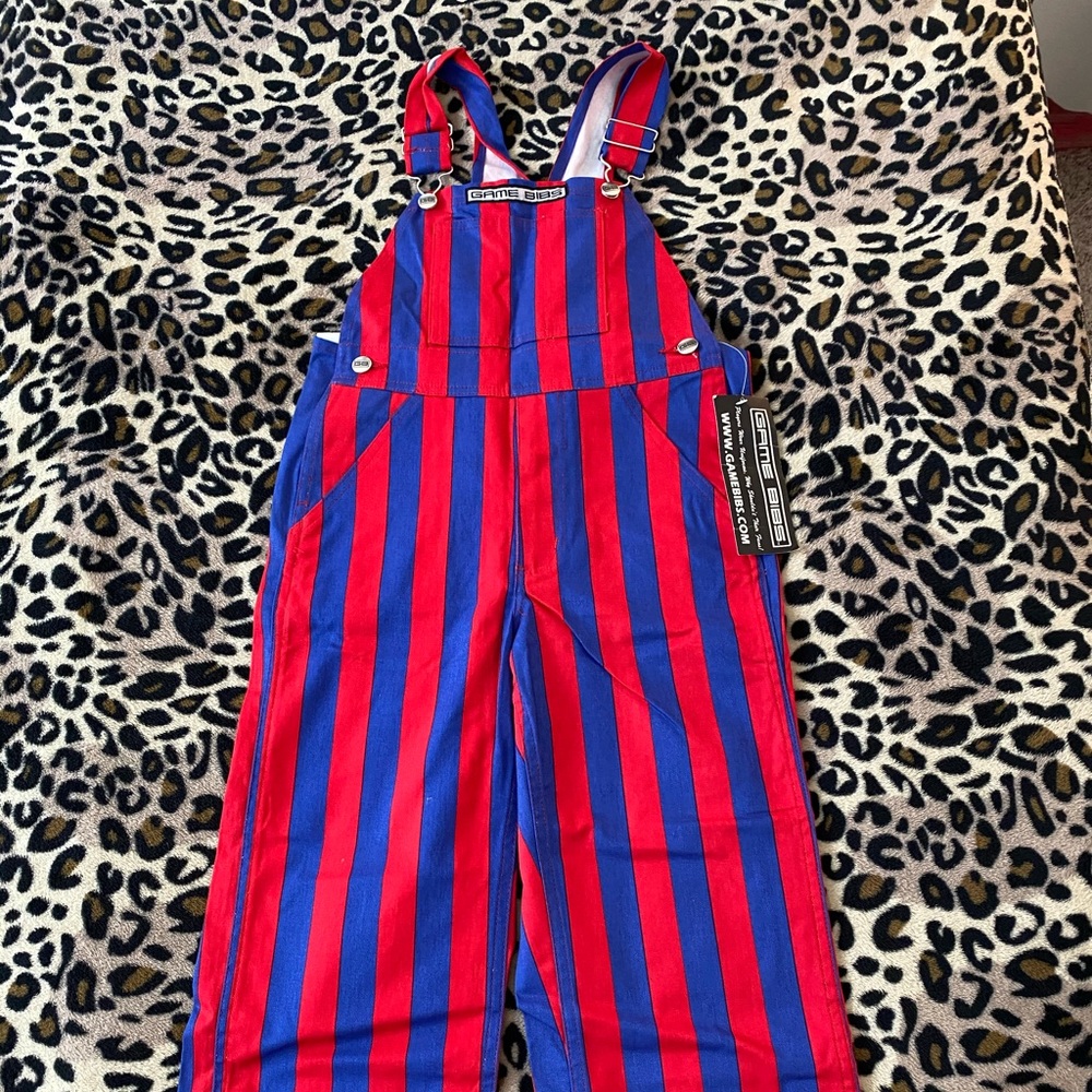 2 Game Bib Cubs Giants suspenders